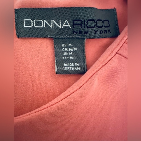 Donna Ricco Sleeveless Shift Dress, Women’s Size Medium, Pink - Picture 5 of 8